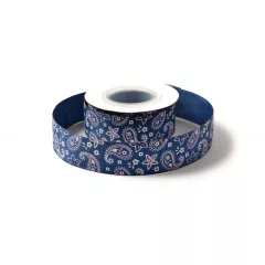 Hippi mintás ripsz szalag / 2,5cm x 10y   06#
