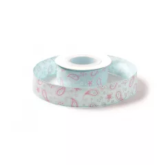 Hippi mintás ripsz szalag / 2,5cm x 10y  09#