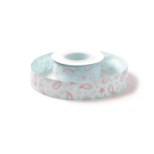 Hippi mintás ripsz szalag / 2,5cm x 10y  09#