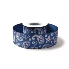 Hippi mintás ripsz szalag / 4cm x 10y 06#