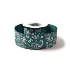 Hippi mintás ripsz szalag / 4cm x 10y  07#
