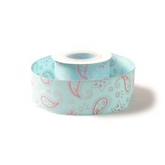 Hippi mintás ripsz szalag / 4cm x 10y  09#