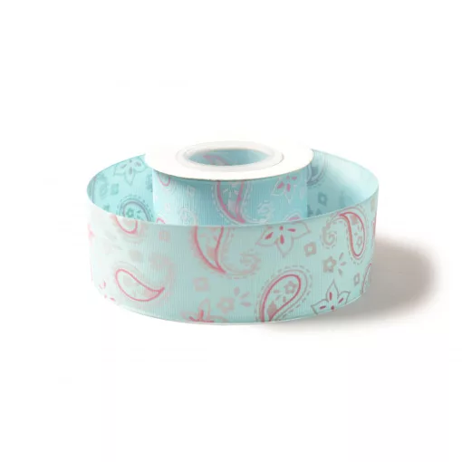 Hippi mintás ripsz szalag / 4cm x 10y  09#