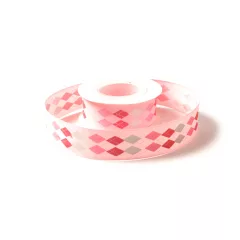 Káró mintás ripsz szalag / 2,5cm x 10y  03#