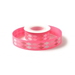 Káró mintás ripsz szalag / 2,5cm x 10y  04#