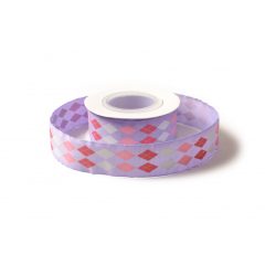 Káró mintás ripsz szalag / 2,5cm x 10y  07#