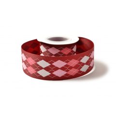 Káró mintás ripsz szalag / 4cm x 10y  05# Káró mintás ripsz szalag / 4cm x 10y  05#