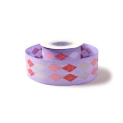 Káró mintás ripsz szalag / 4cm x 10y  07# Káró mintás ripsz szalag / 4cm x 10y  07#