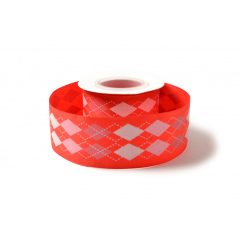 Káró mintás ripsz szalag / 4cm x 10y  08# Káró mintás ripsz szalag / 4cm x 10y  08#