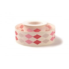 Káró mintás ripsz szalag / 4cm x 10y  10# Káró mintás ripsz szalag / 4cm x 10y  10#