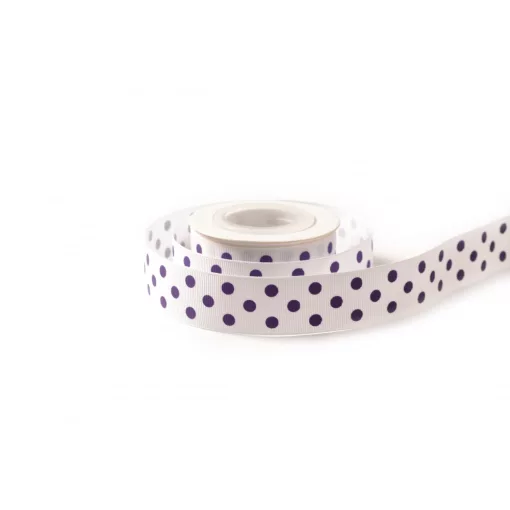 Pöttyös ripsz szalag / 2,5cm x 20y   01#