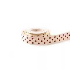 Pöttyös ripsz szalag / 2,5cm x 20y   11#