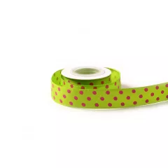 Pöttyös ripsz szalag / 2,5cm x 20y   16#