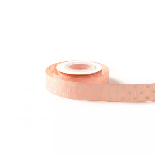 Pöttyös ripsz szalag / 2,5cm x 20y   18#