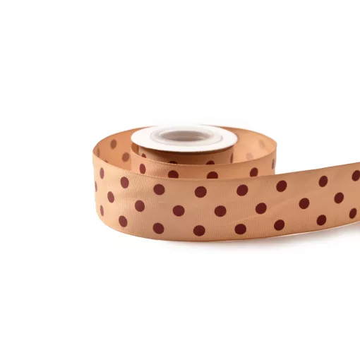 Pöttyös ripsz szalag / 4cm x 20y   12#