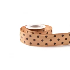 Pöttyös ripsz szalag / 4cm x 20y  13#