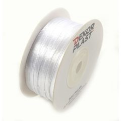 Szatén szalag 0,3cm x 100y   01#