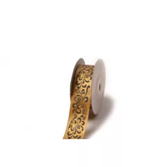Inda mintás szatén szalag / 2,5cm x 10y   04#