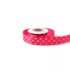 Pöttyös szatén szalag / 2,5cm x 10y   02#