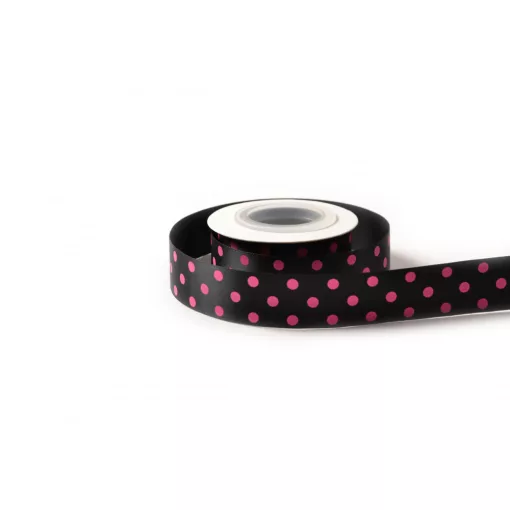 Pöttyös szatén szalag / 2,5cm x 10y   05#