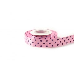 Pöttyös szatén szalag / 2,5cm x 10y   09# Pöttyös szatén szalag / 2,5cm x 10y   09#