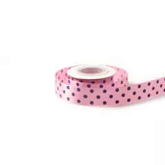 Pöttyös szatén szalag / 2,5cm x 10y   09#