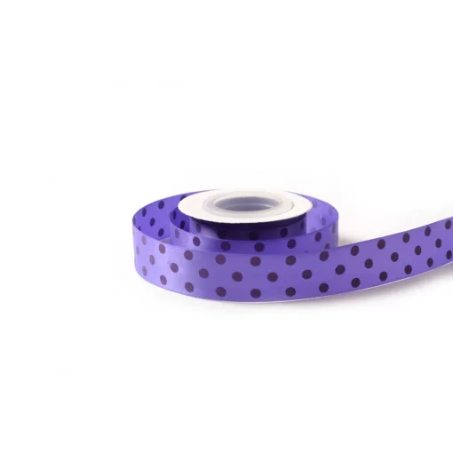 Pöttyös szatén szalag / 2,5cm x 10y   10#