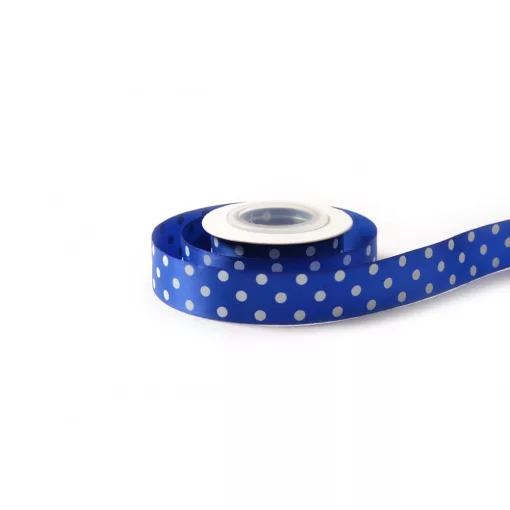 Pöttyös szatén szalag / 2,5cm x 10y   11#