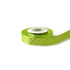 Pöttyös szatén szalag / 2,5cm x 10y   12#
