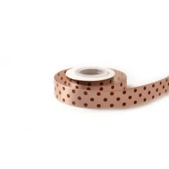 Pöttyös szatén szalag / 2,5cm x 10y   15#