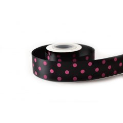 Pöttyös szatén szalag / 4cm x 10y   05#