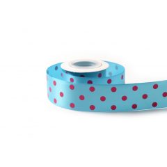 Pöttyös szatén szalag / 4cm x 10y   06#