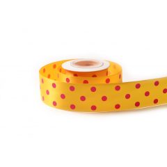 Pöttyös szatén szalag / 4cm x 10y   08#