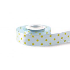 Pöttyös szatén szalag / 4cm x 10y   17#