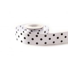 Pöttyös szatén szalag / 4cm x 10y   19#