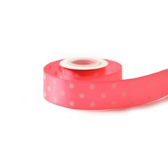 Pöttyös szatén szalag / 4cm x 10y   20#