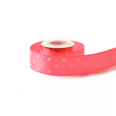 Pöttyös szatén szalag / 4cm x 10y   20#