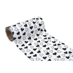 Szív mintás tekercs 12cm x 4.5m