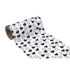 Szív mintás tekercs 12cm x 4.5m
