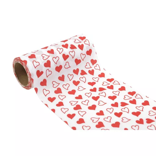 Szív mintás tekercs 12cm x 4.5m