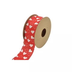 Szív mintás szalag 4cm x 9.1m