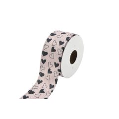 Szív mintás szalag 4cm x 9.1m