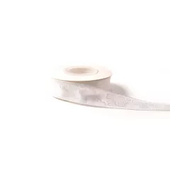   Inda mintás taft szalag (drótos szélű) / 2,5cm x 10y   01#