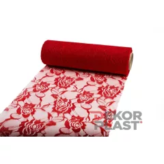 Rózsás csipke tekercs / 22cm x 10y  11#