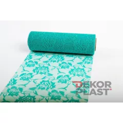 Rózsás csipke tekercs / 22cm x 10y  19#
