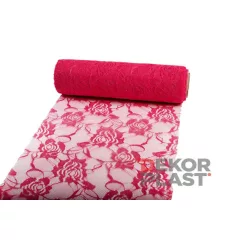 Rózsás csipke tekercs / 22cm x 10y  06#