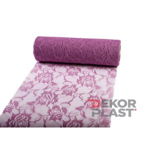 Rózsás csipke tekercs / 22cm x 10y  07#