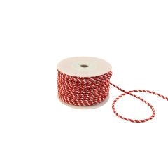 Zsinór / 3mm x 20m , piros-fehér Zsinór / 3mm x 20m , piros-fehér