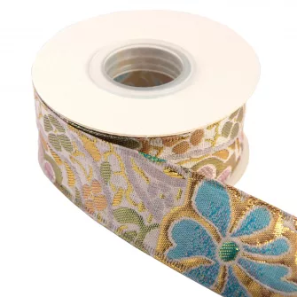 Barokk mintás drótos szalagok 4cm