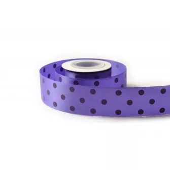 Pöttyös szatén szalag 4cm